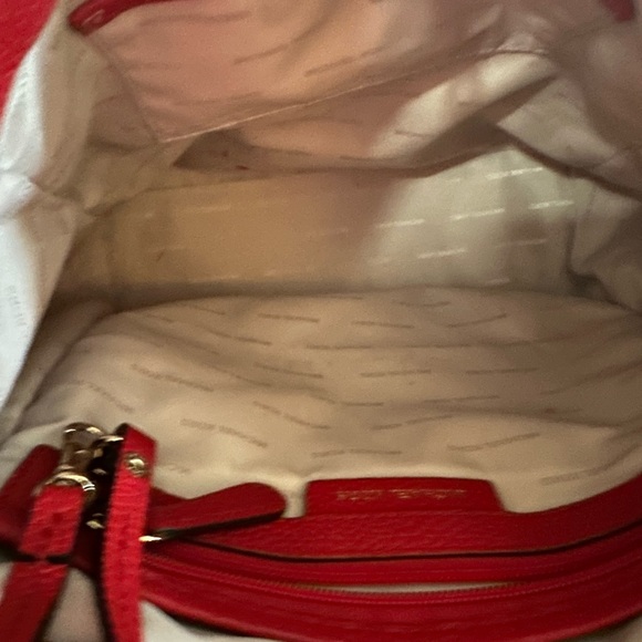 Mk Red Studded Backpack - Picture 10 of 10